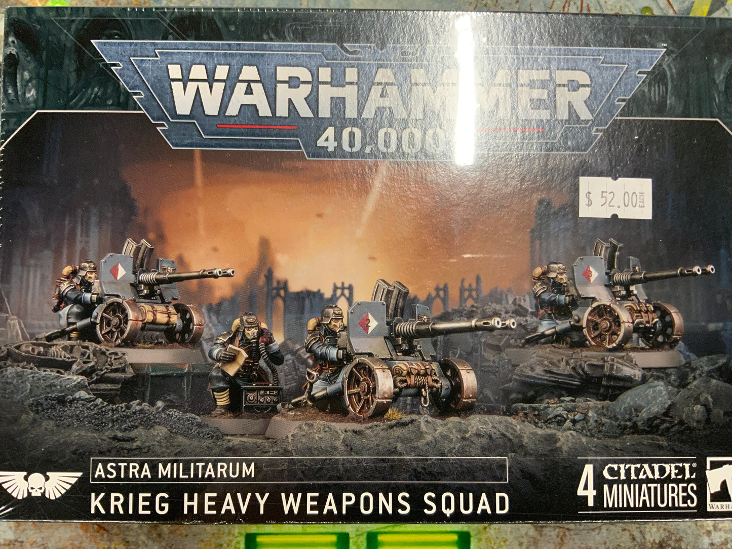 Warhammer 40,000 Astra Militarum Krieg Heavy Weapons Squad