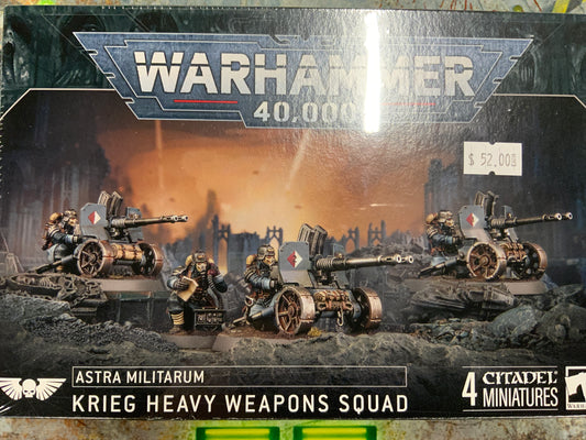 Warhammer 40,000 Astra Militarum Krieg Heavy Weapons Squad