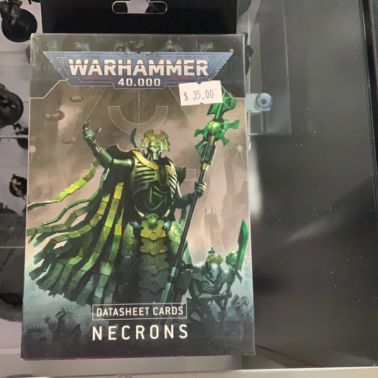 Warhammer 40k data sheets cards Necrons