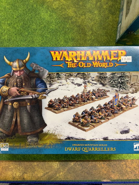 Warhammer Old World Dwarfen Mountain Holds Dwarf Quarrelers