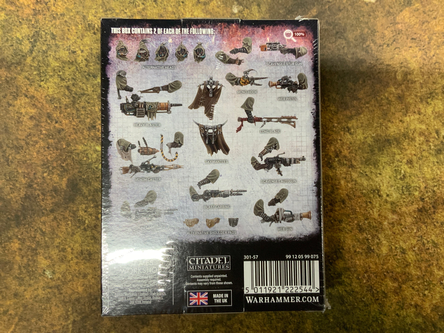 Necromunda Ash Waste Nomads Weapons & Upgrades