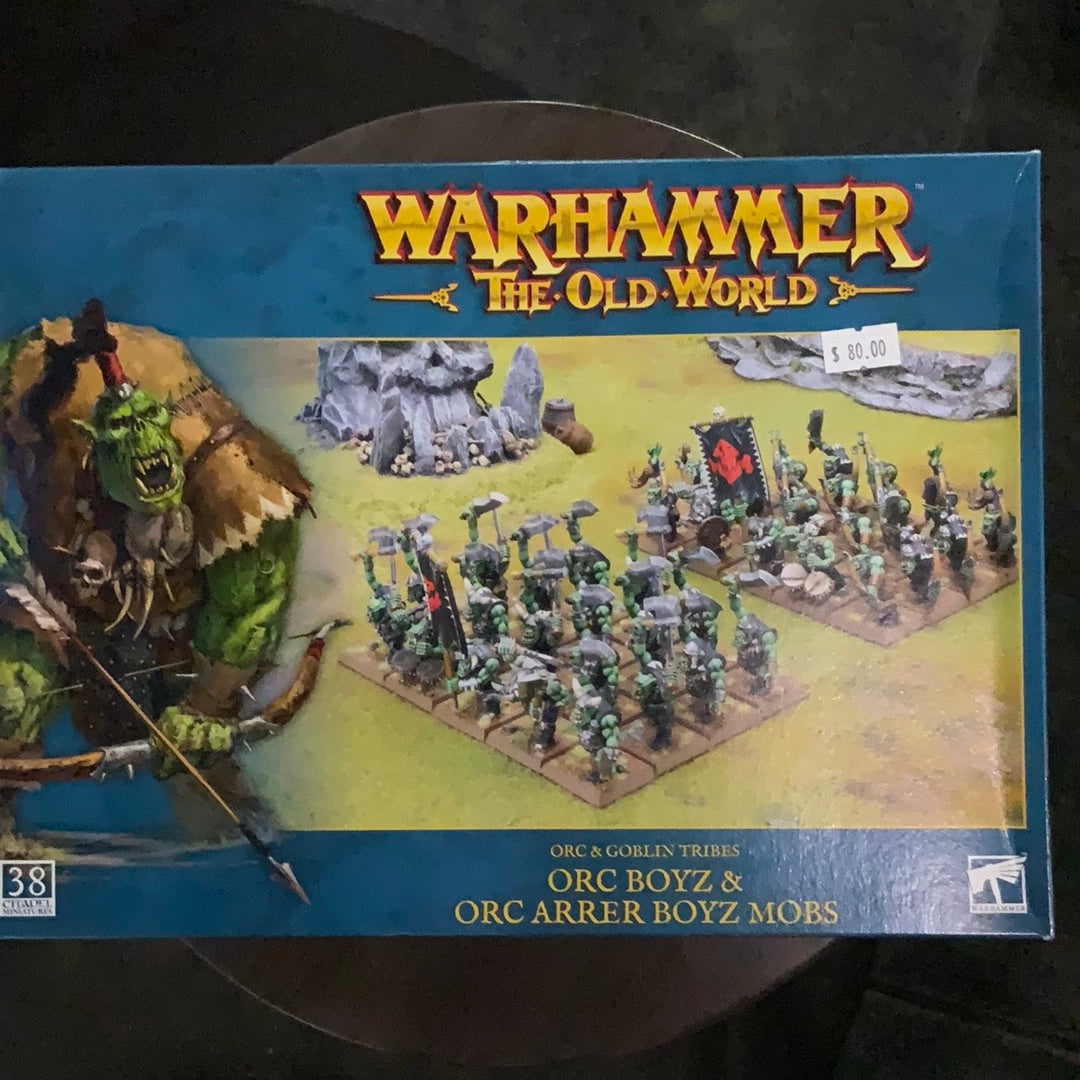 Warhammer The Old World Orc & Goblin Tribes Orc Boyz & Orc Arrer Boyz Mobs