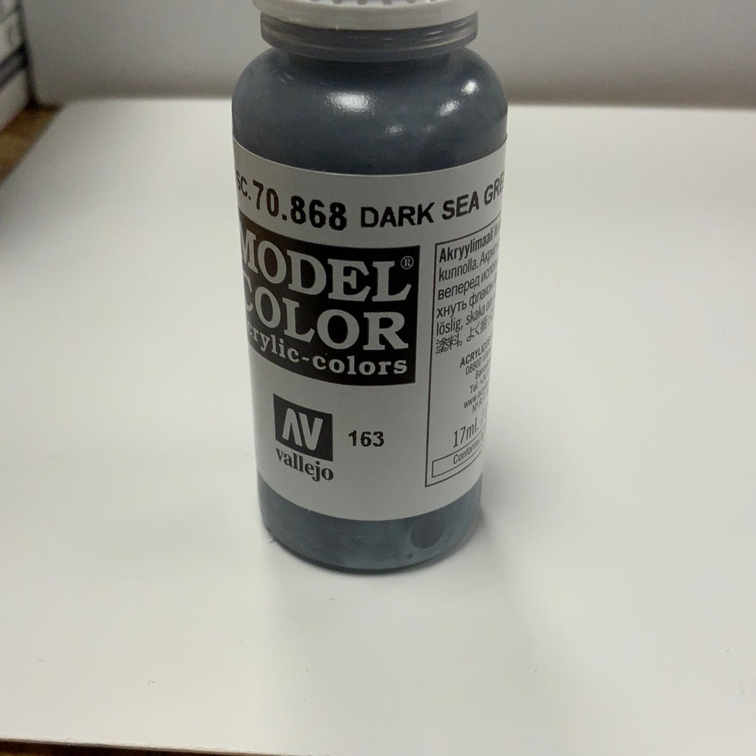 Vallejo model color acrylic colors 70.868 dark sea green