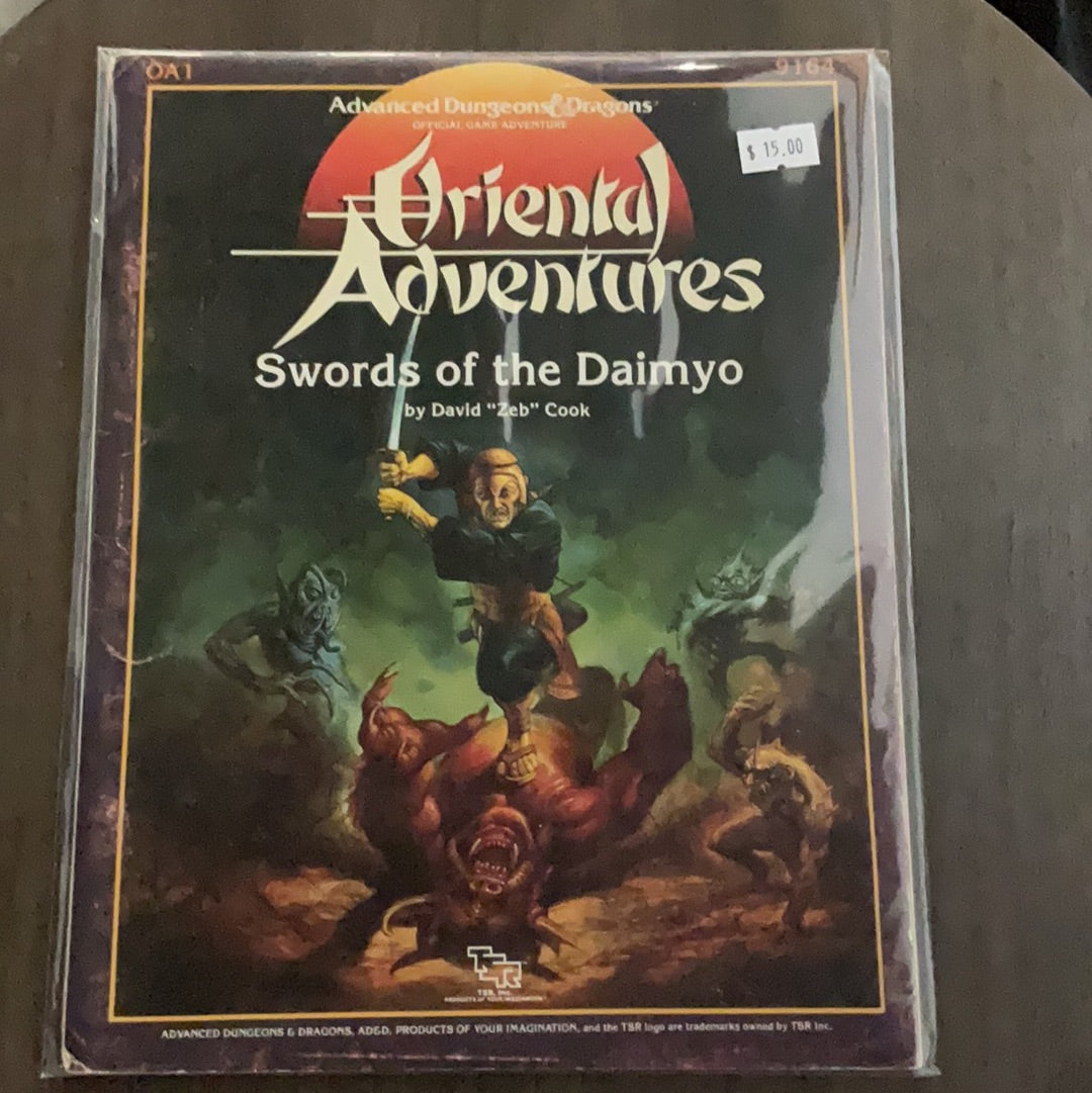 Oriental Adventures Swords of the Daimyo