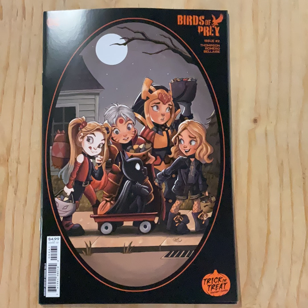 DC Birds of Prey issue #2 Trick or Treat variant edition