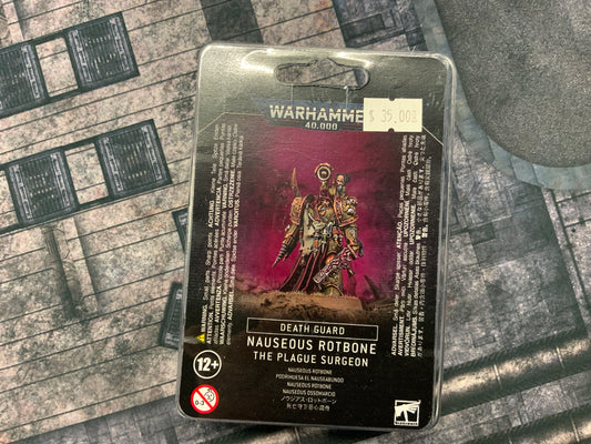 Warhammer 40k Death Guard Nauseous Rotbone The Plague Surgeon