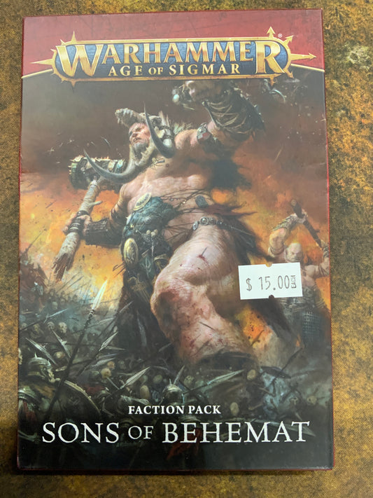 Warhammer Age Of Sigmar Sons Of Behemat Faction Pack