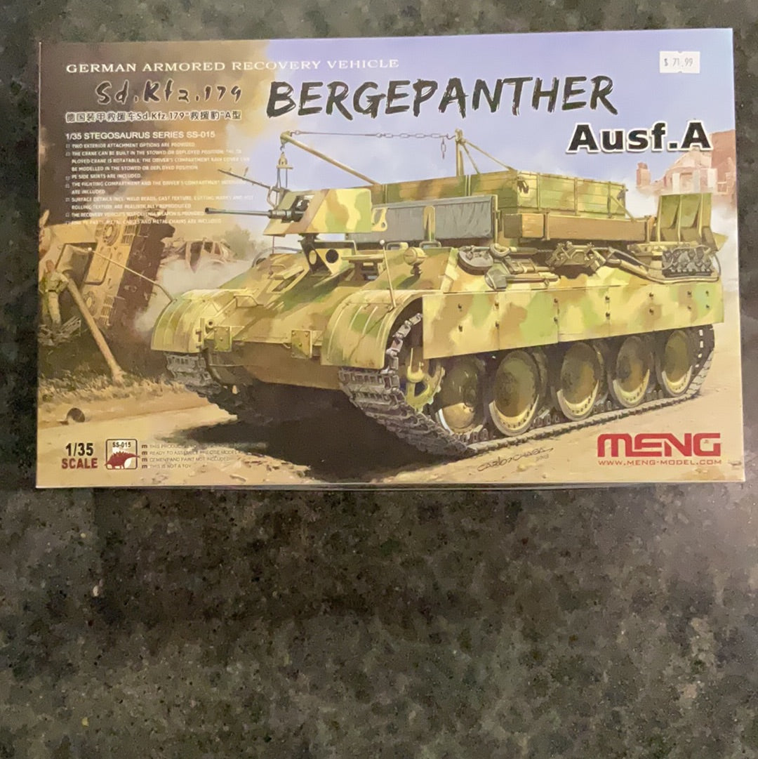 German armored recovery vehicle Bergepanther 1:35 scale