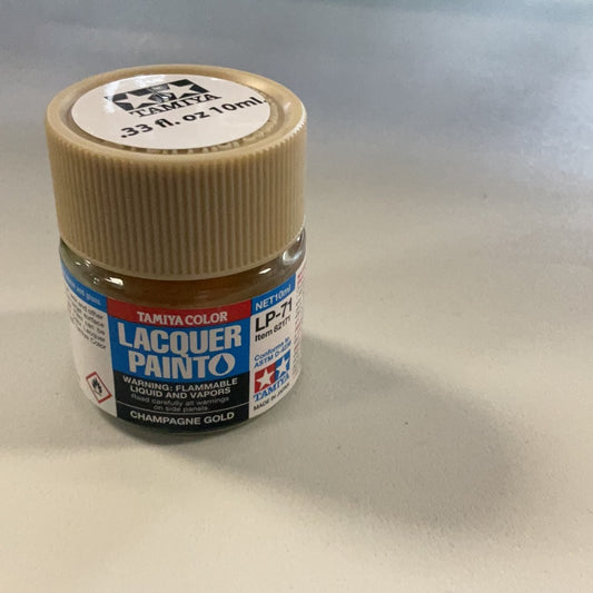 Tamiya color lacquer paint, Champagne Gold