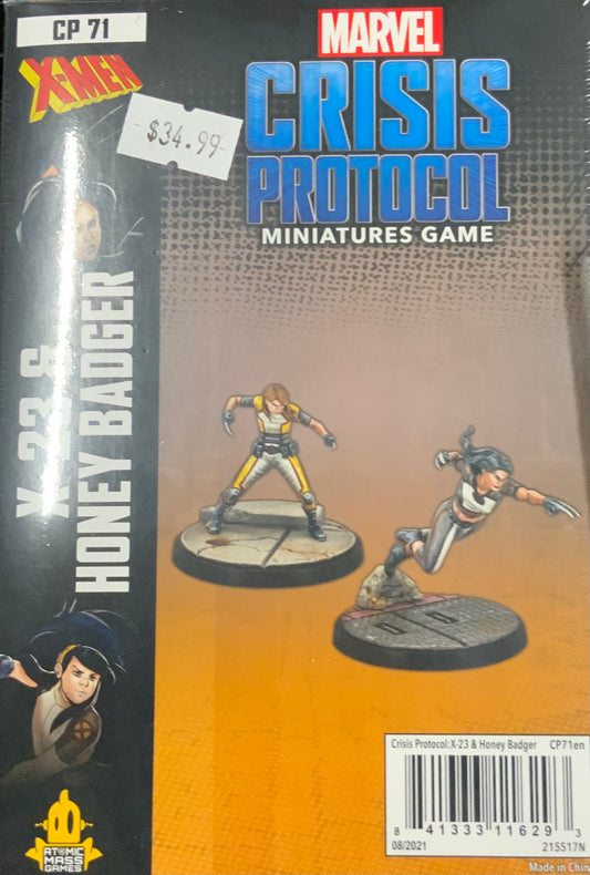 Marvel Crisis Protocol X-23 & Honey Badger