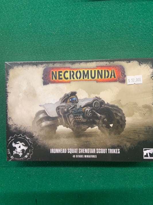 Necromunda Ironhead Squat Svenotar Scout Trikes