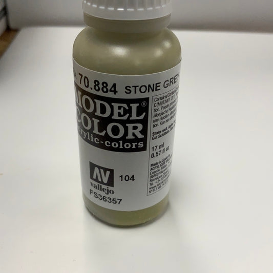 Vallejo model color acrylic colors 70.884 stone grey