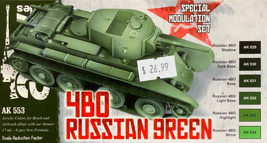 460 Russian 9Reen tank paints