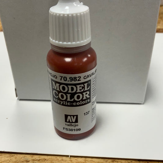 Vallejo model color acrylic colors 70.982 Cavalry Brown