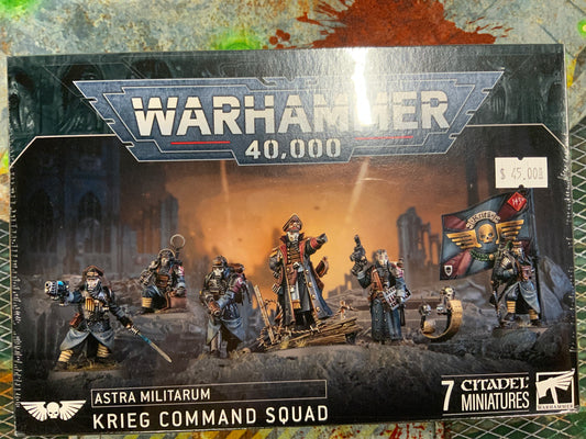 Warhammer 40,000 Astra Militarum Krieg Command Squad