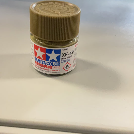 Tamiya color acrylic paint, Khaki, XF - 49