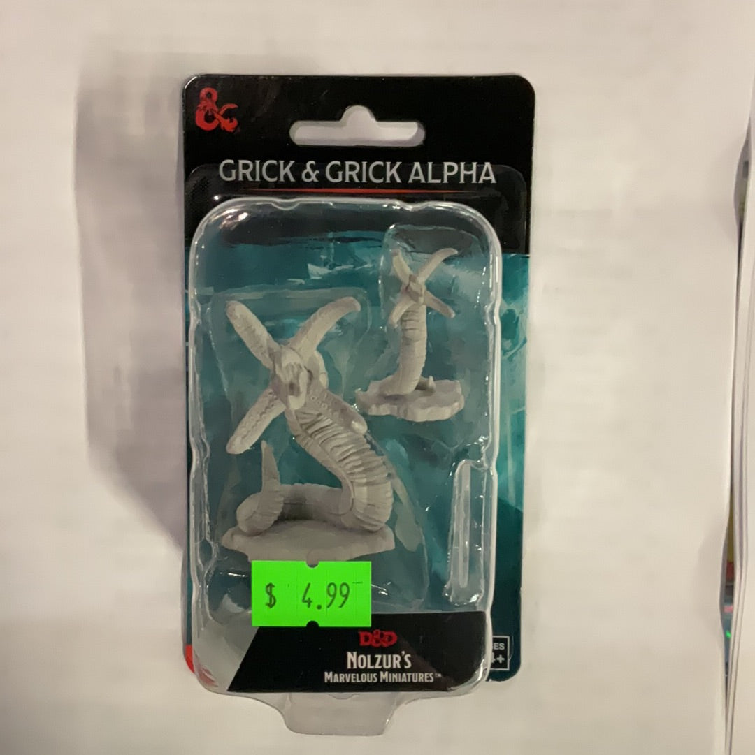 D&D Nolzur’s Marvelous Miniature Grick & Grick Alpha