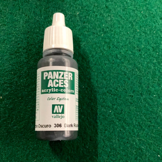 Panzer aces acrylic paint 306 dark rubber