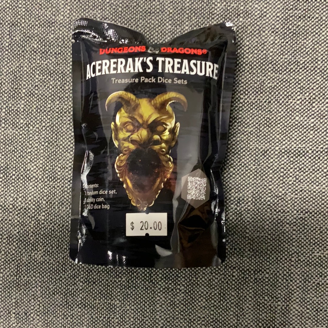 D&D ACERERAK’S TREASURE, Treasure pack dice set