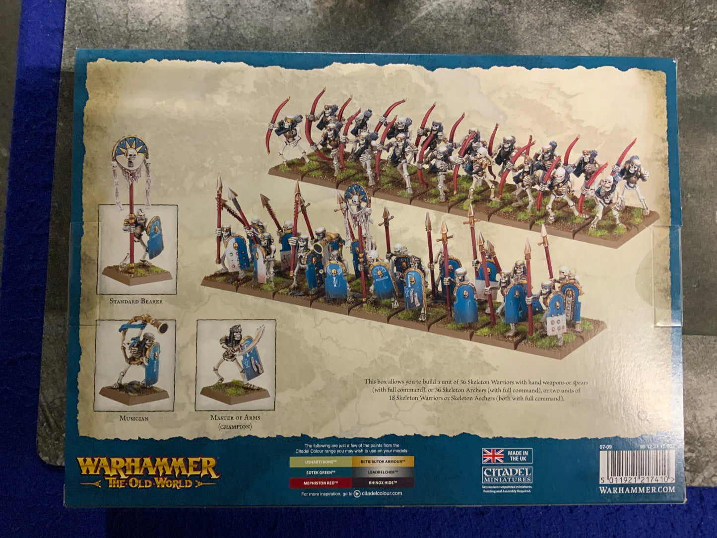 Warhammer The Old World, Tomb Kings of Khemri, Skeleton Warriors