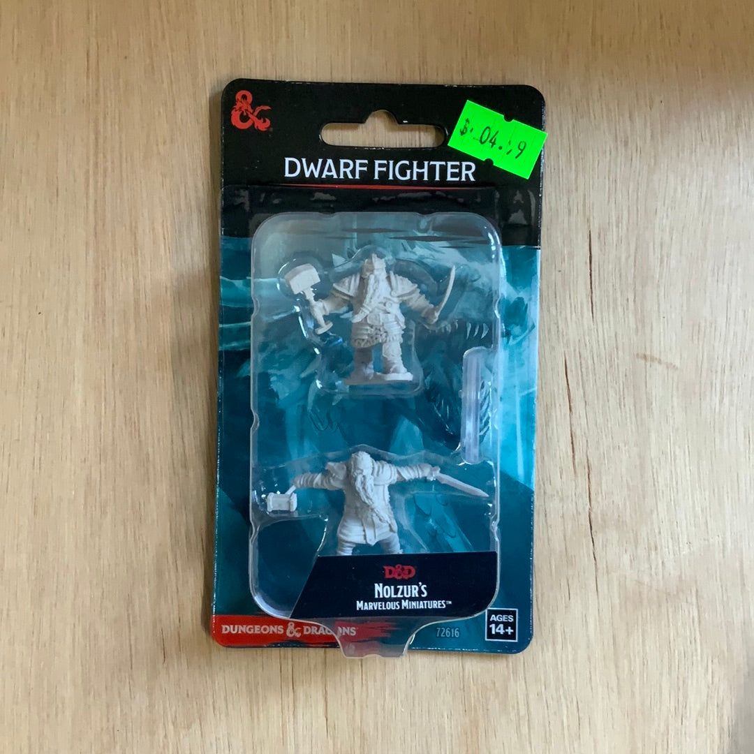 D&D Dwarf Fighter Miniature