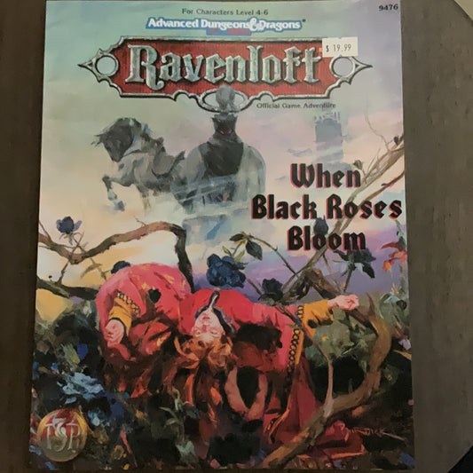 Advanced D&D Ravenloft, When Black Roses Bloom
