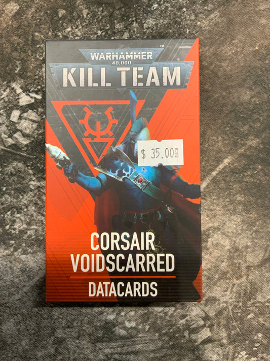 Warhammer Kill Team Corsair Voidscarred Datacards