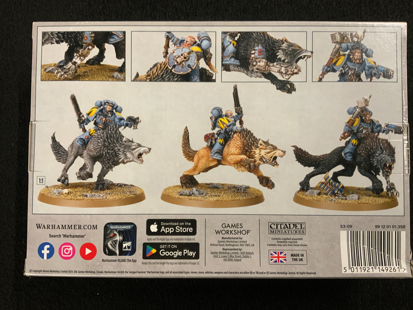 Warhammer 40,000 Space Wolves Thunderwolf Calvary