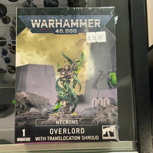 Warhammer 40k Necrons, Overlord with translocation Shroud