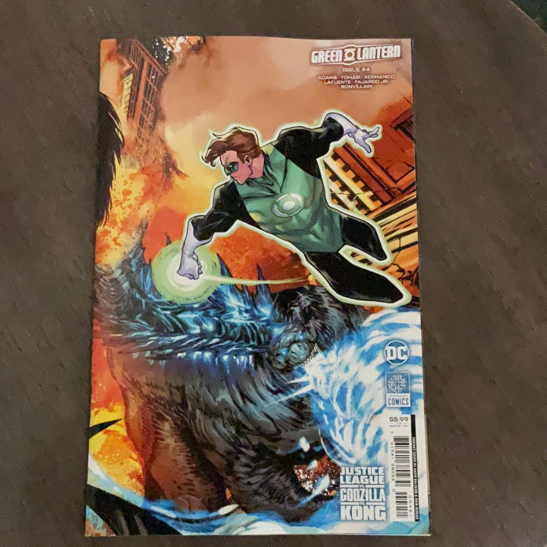 DC Green Lantern issue #4, Justice league vs Godzilla vs Kong