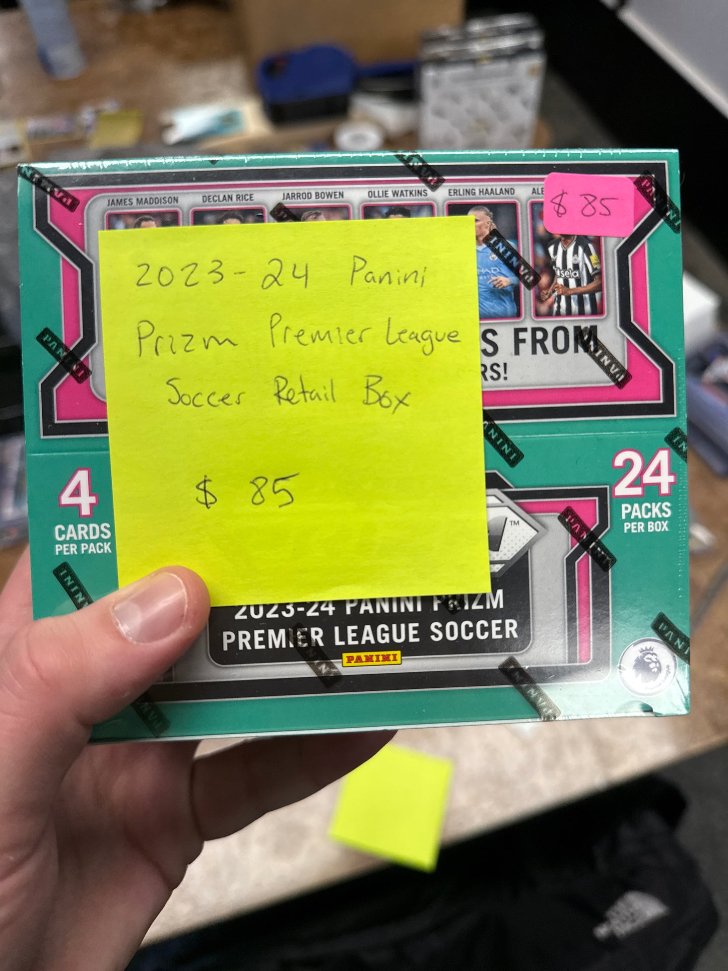 2023-24 Panini Prizm Premier League soccer retail box
