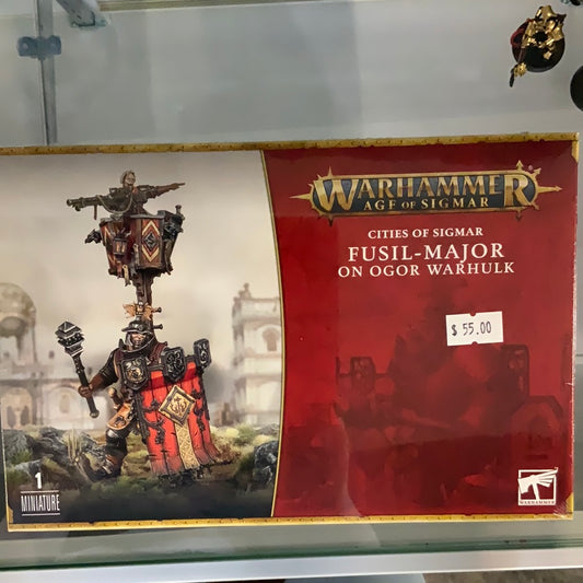 Warhammer Age of Sigmar Cities Of Sigmar Fusil-Major on Ogor Warhulk