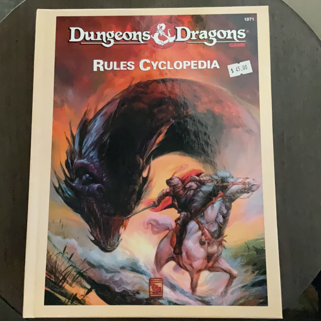 D&D Rules Cyclopedia