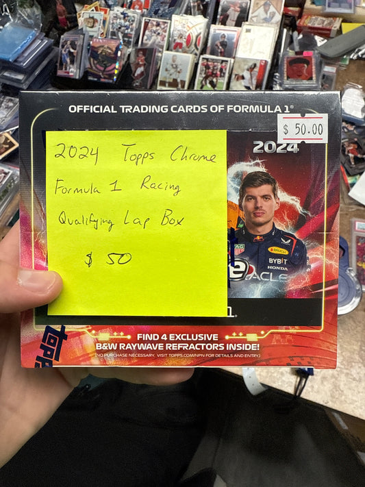 2024 Topps Chrome Formula 1 Racing Qualifying Lap Box