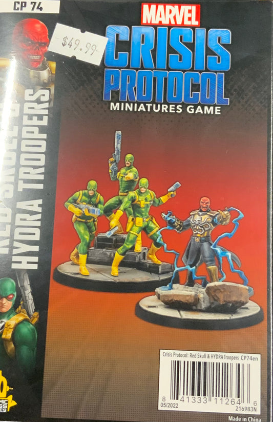 Marvel Crisis Protocol Red Skull & Hydra Troopers