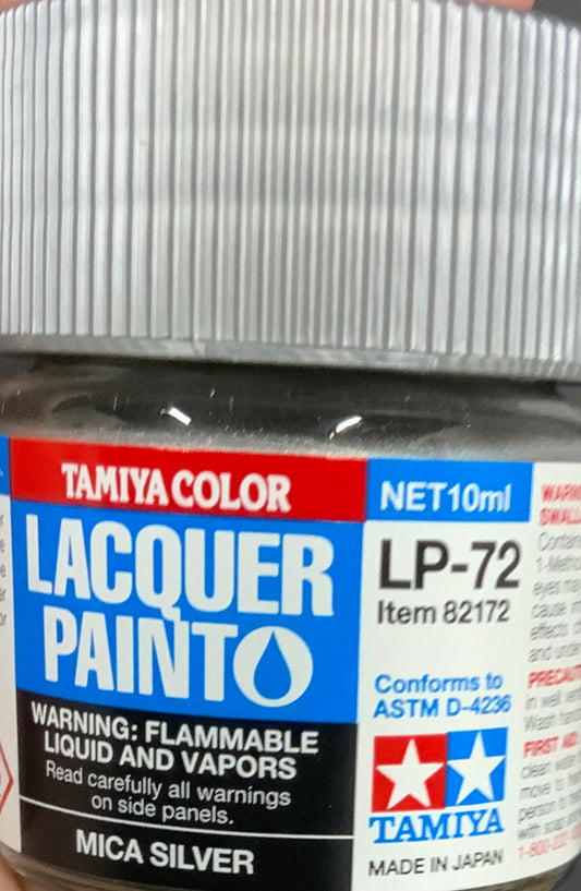 Tamiya Color: LP-72 Mica Silver