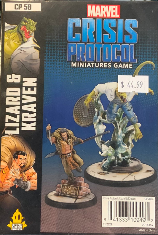 Marvel Crisis Protocol: Lizard & Kraven