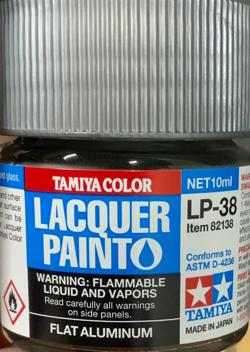 Tamiya Color: LP-38 Flat Aluminum