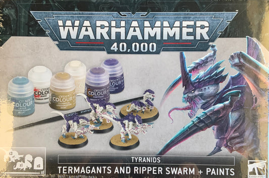 40k Tyranids: Termagants and Ripper Swarm + Paints