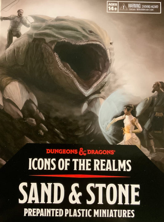 DND Prepainted Plastic Miniatures: Sand & Stone