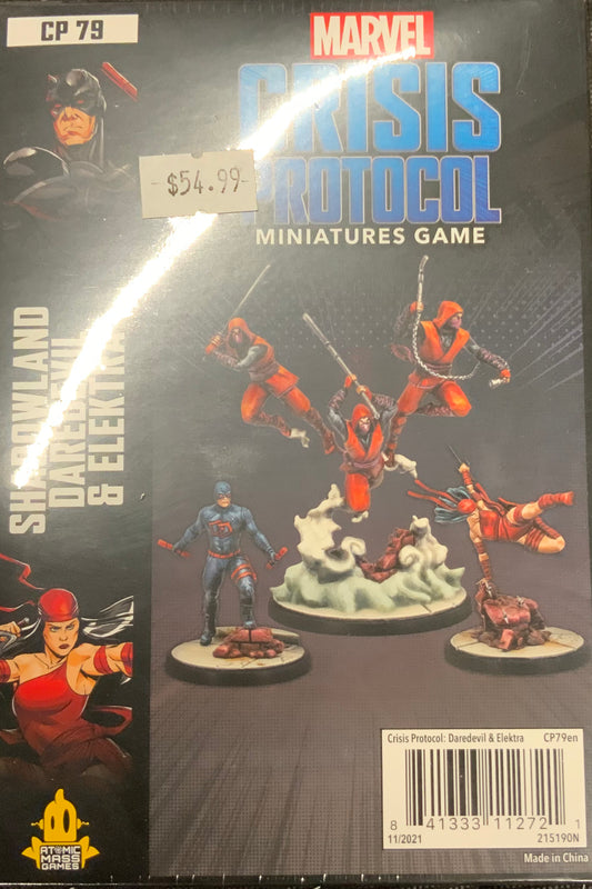 Marvel Crisis Protocol Shadowland Daredevil &Elektra