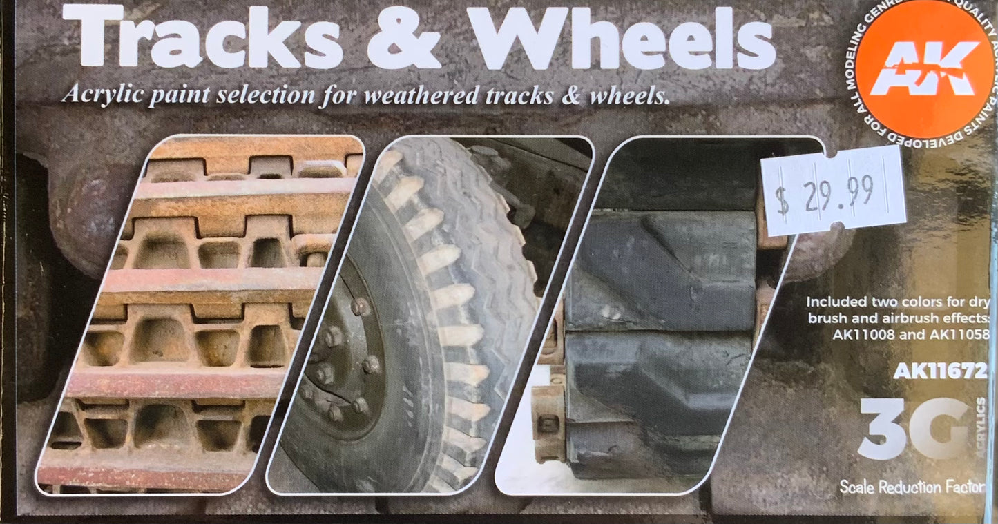 Tracks and Wheels: Paint Set