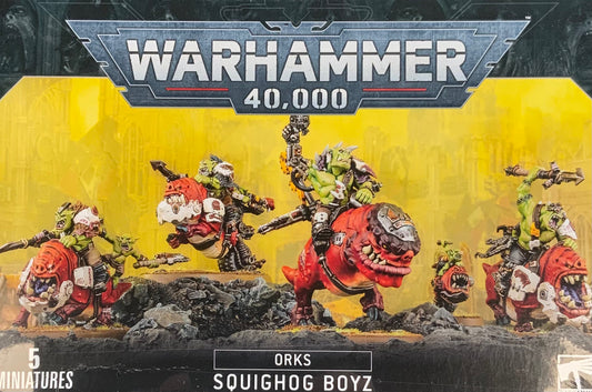 40k Orks - Squighog Boyz