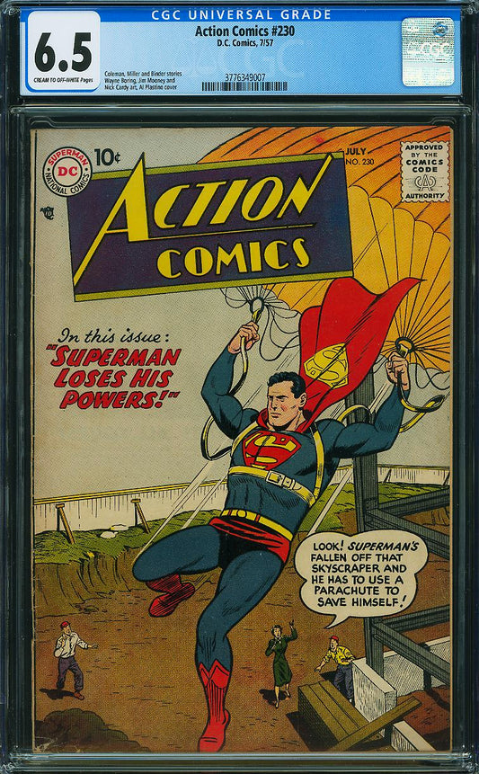 Action Comics #230 CGC Graded 6.5