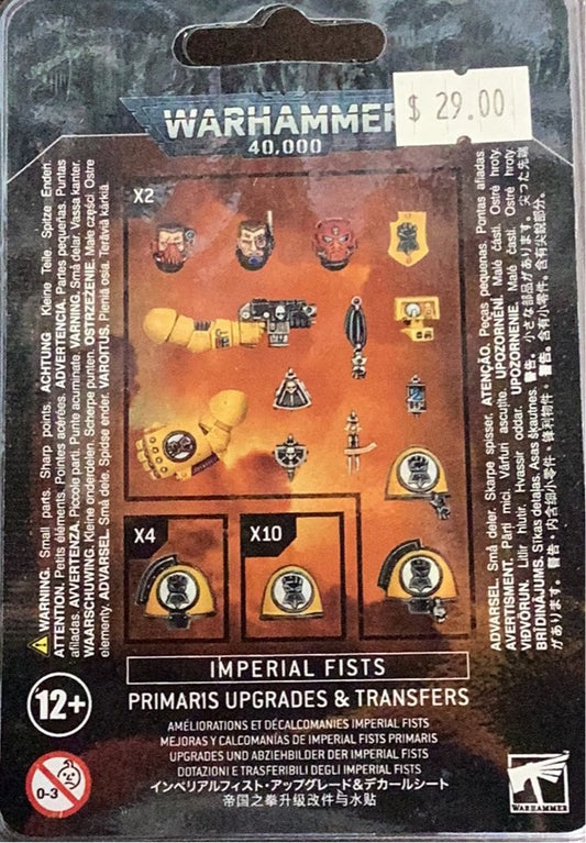 Warhammer 40k Imperial Fists - Primaris Upgrades & Transfers