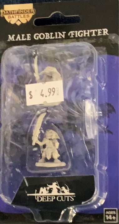 Pathfinder Battles Figure - Male Goblin Fighter