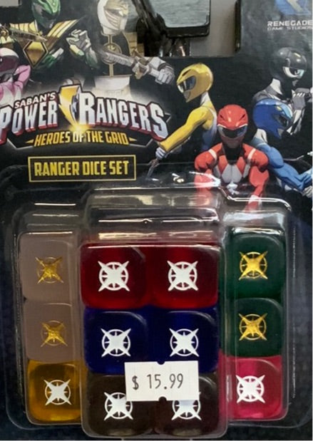 Power Rangers: Ranger Dice Set