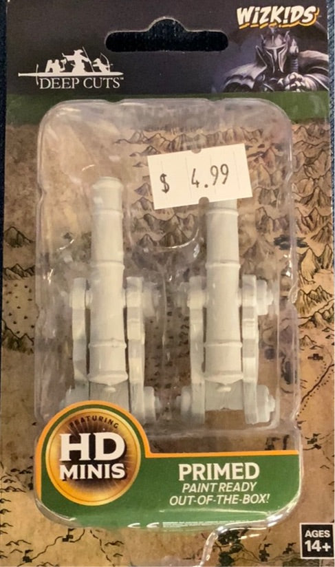 Pathfinder Battles Primed HD Figure - Cannons