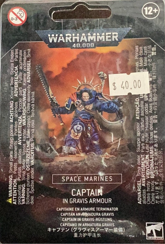 Warhammer 40k - Captain in Gravis Armour