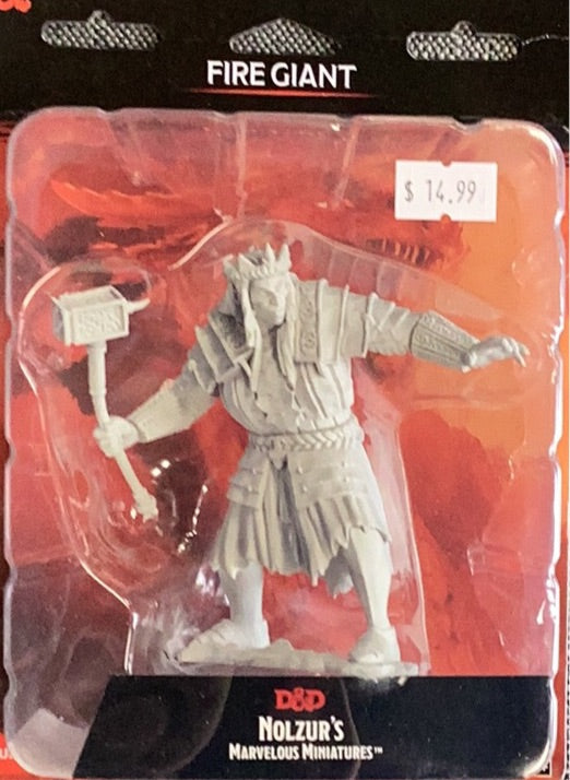 DND Large Primed Figure - Fire Giant (hammer)